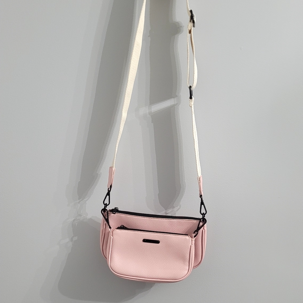 Elegant Pink Crossbody Bag